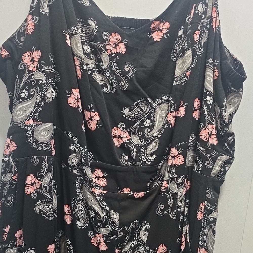 Floral Paisley Black Jumpsuit From Torrid.